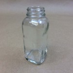 4 oz Square Flint Glass