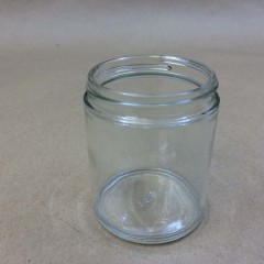 6 Ounce Clear Glass Straight Sided Jar