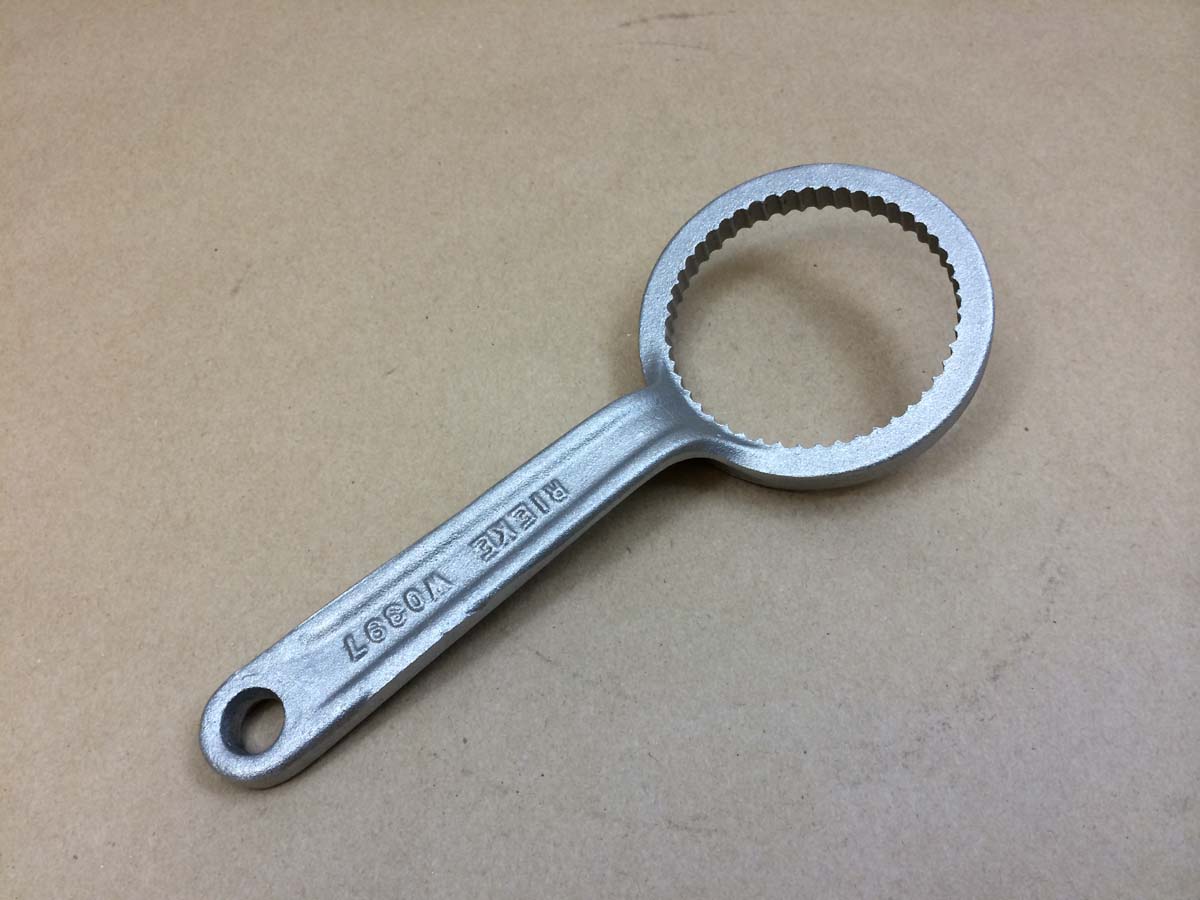 drum wrench, bung wrench for screw cap style closures.