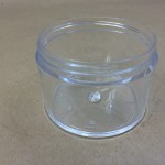 8 oz. 89mm Clear Thick Wall Jar