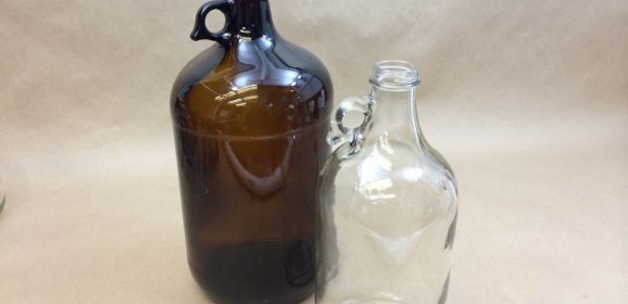 Glass Jugs with Handles