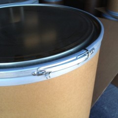 Fiber Drum with Steel Lid and Lever Locking Steel Band