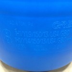 closed top plastic drum, tighthead plastic barrel, 1h1/Y1.9/150