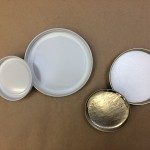 Plastisol Metal Caps. Foil and poly lined metal.