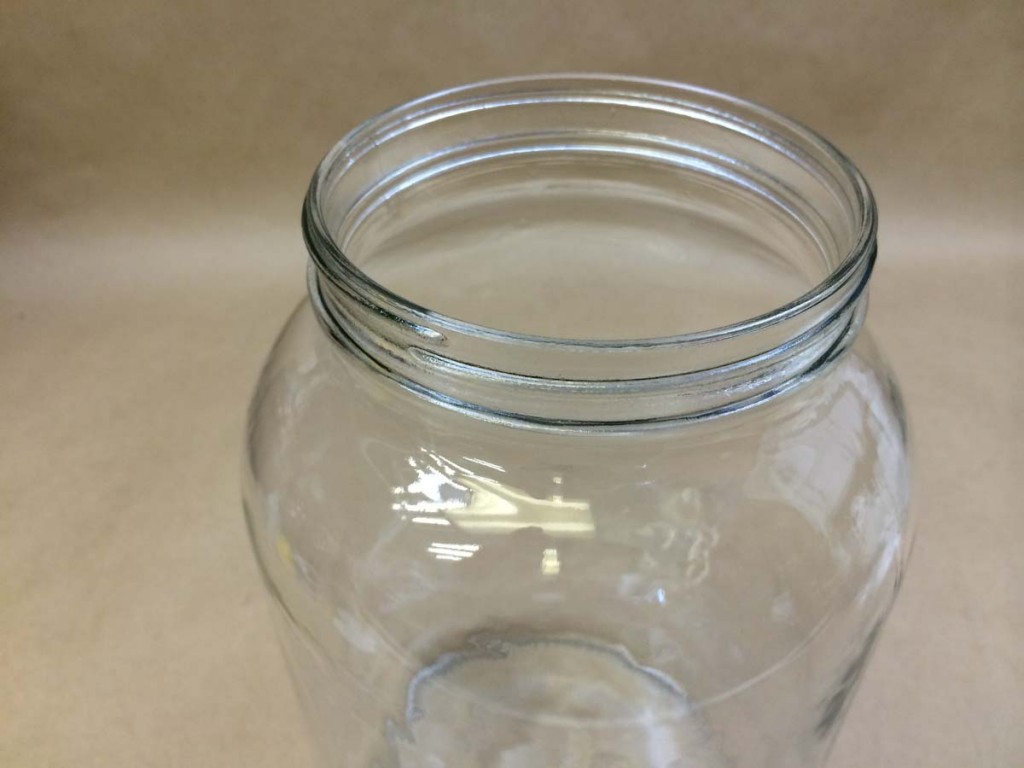 1 gallon glass jar opening (OBC08289F4) Yankee Containers Drums