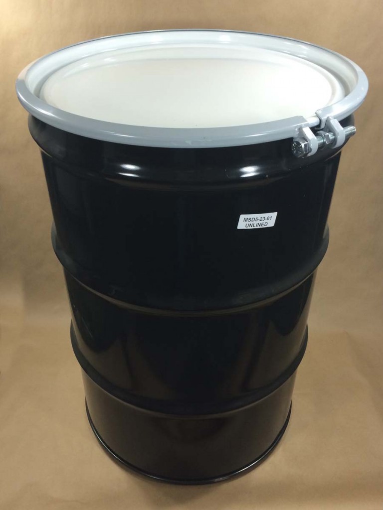 55 Gallon Tight Head Stainless Steel Drum, UN Rated, 2' & 3/4' Fittings (16  gauge)