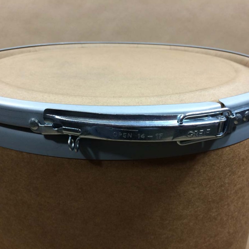 15 gallon fiber drum with fiber cover and leverlock ring Yankee