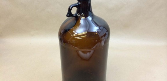 4 Litre Amber Glass Jug