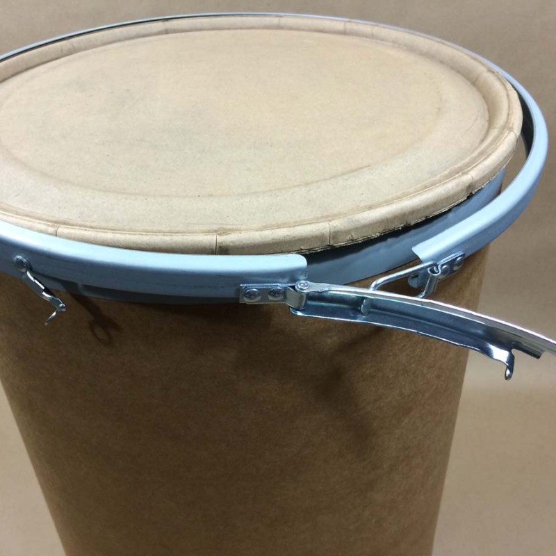 15 gallon fiber drum with fiber cover and leverlock ring Yankee