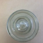 32 Oz/Quart Straight Sided Glass Jar Top View