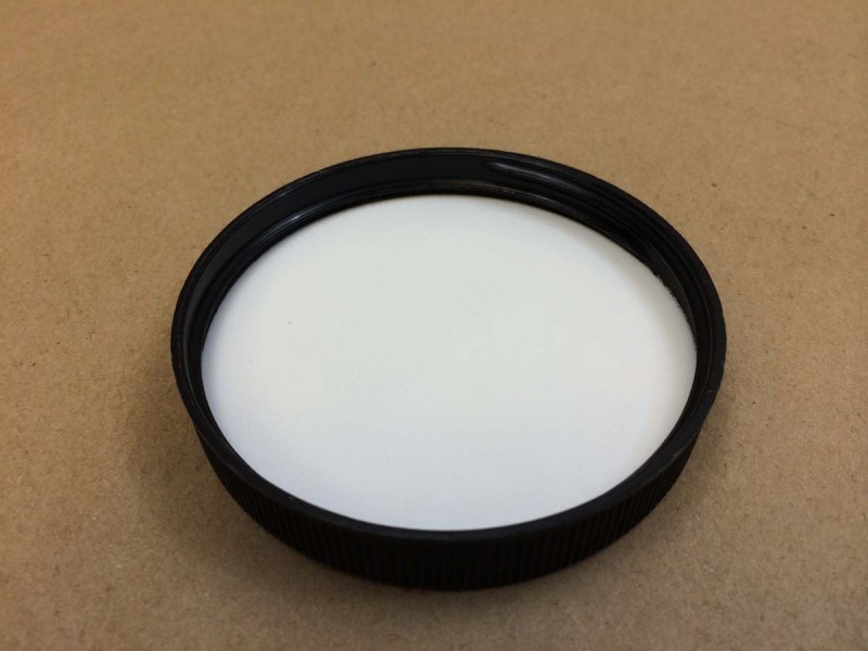 70mm 400 black foam poly lined plastic cap Yankee Containers Drums