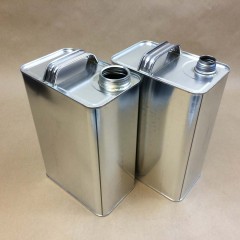 Tinplate Oblong F Style Cans with Alpha Caps and/or Beta Caps