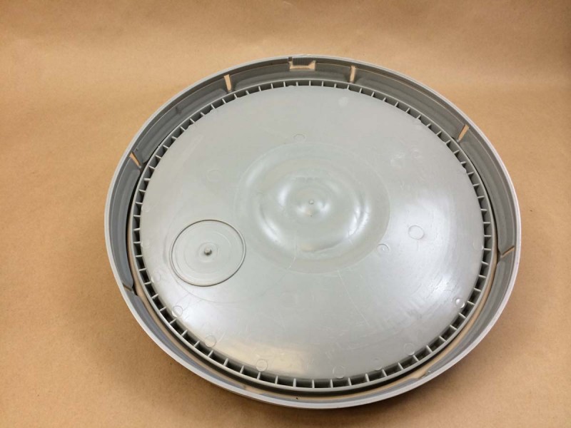 grey teartab plastic bucket cover Yankee Containers Drums, Pails