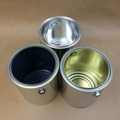 Empty Tin Paint Cans – Gallon Size – For Sale