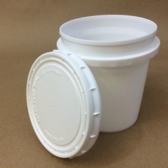 Vapor Lock® Containers Manufactured by Berry Plastics for Storing and Shipping Grout