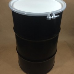 30 Gallon 18 Gauge Buff Epoxy Phenolic Lined Steel Drum for Storing & Transporting Powdered Metals