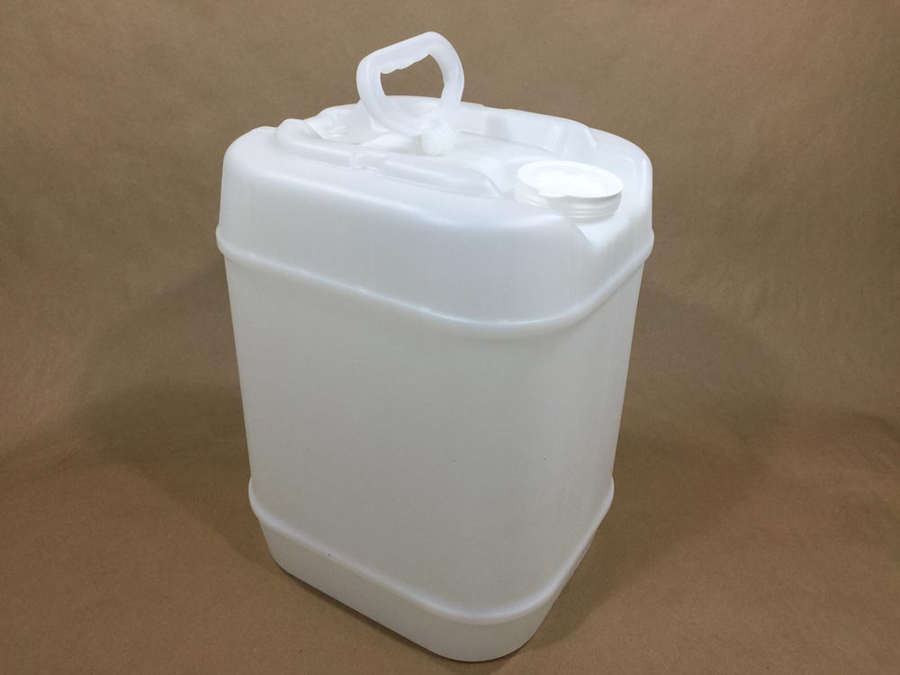 5 Gallon Closed Head Plastic Pail (Jerrican) - Natural