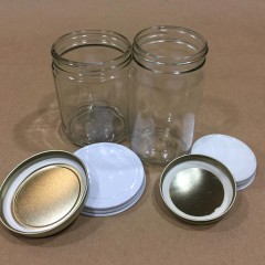 1/2 Pint (8 oz) Glass Jars