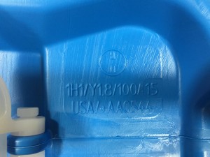 UN Rating on 5 Gallon Blue Plastic Drum | Yankee Containers: Drums
