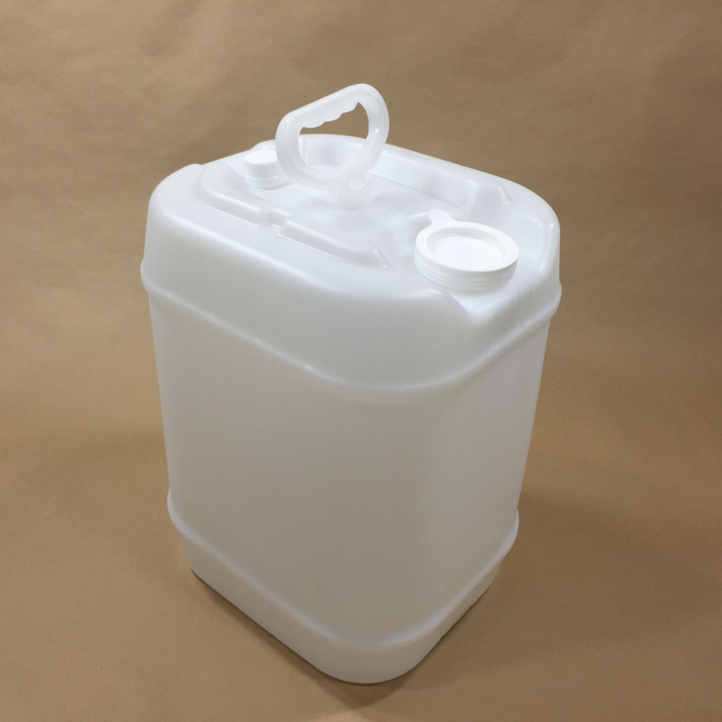 5 Gallon Clear Plastic Pail-Square