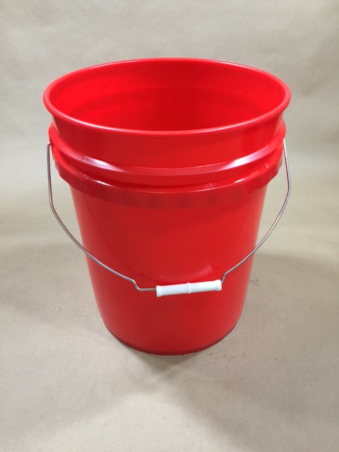 5gal White HDPE Plastic Un Rated Buckets (Lid Not Included) - White BPA Free