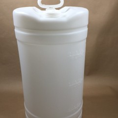 15 Gallon Plastic Tight Head Natural HMW-HDPE Drum