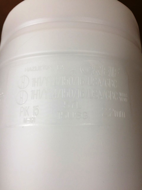 JAC-40GR-6007 15 Gallon Natural Tight Head Drum – UN Rating | Yankee